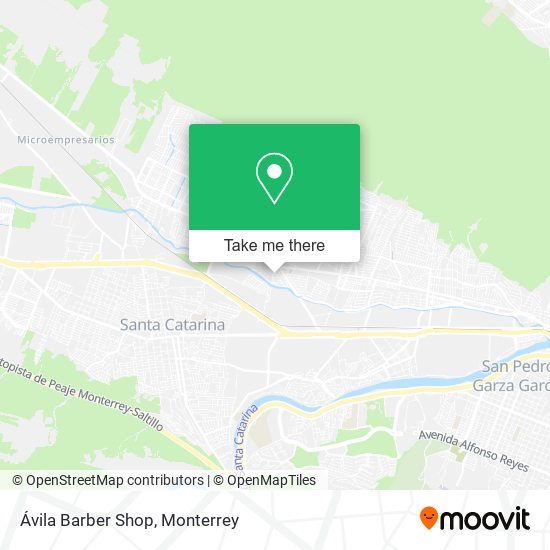 Mapa de Ávila Barber Shop