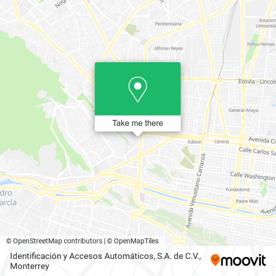 Mapa de Identificación y Accesos Automáticos, S.A. de C.V.