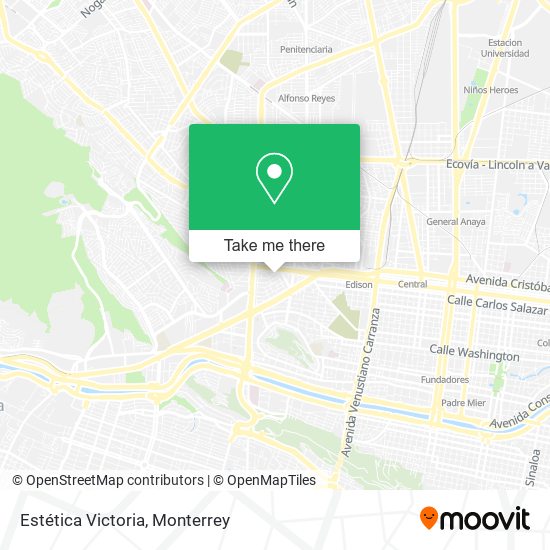 Estética Victoria map