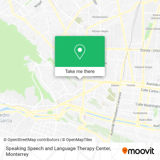 Speaking Speech and Language Therapy Center map