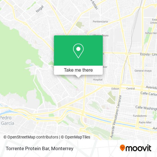 Torrente Protein Bar map