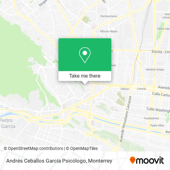 Andrés Ceballos García Psicólogo map