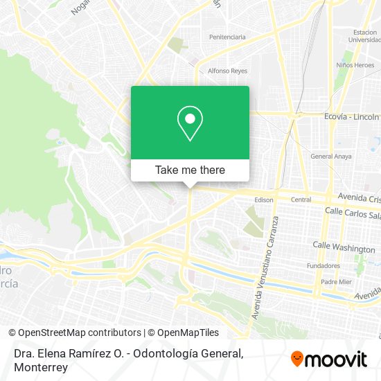 Dra. Elena Ramírez O. - Odontología General map