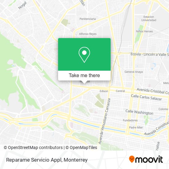 Reparame Servicio Appl map