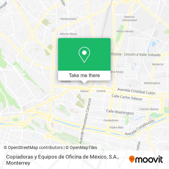 Copiadoras y Equipos de Oficina de México, S.A. map