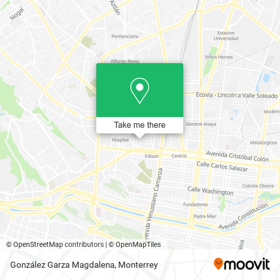 González Garza Magdalena map