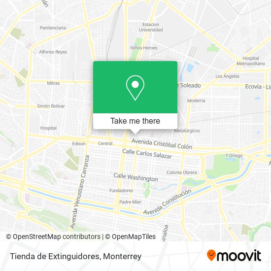 Tienda de Extinguidores map