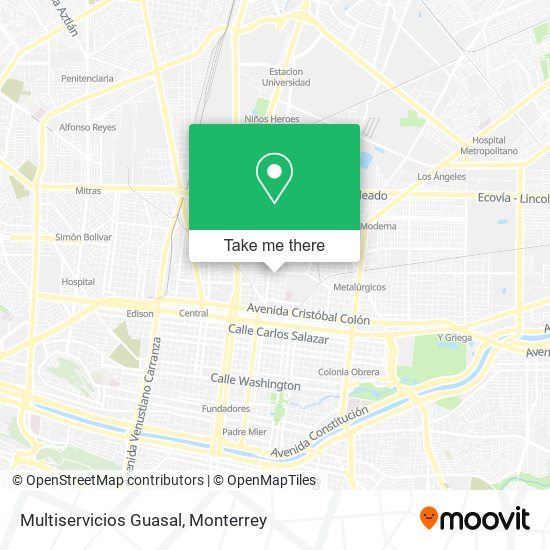 Mapa de Multiservicios Guasal