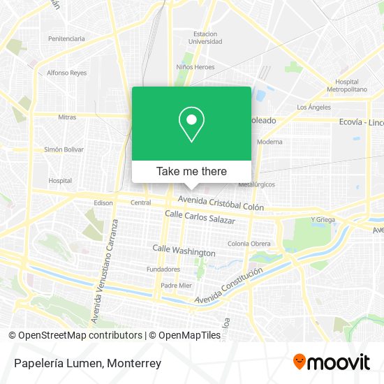 Papelería Lumen map