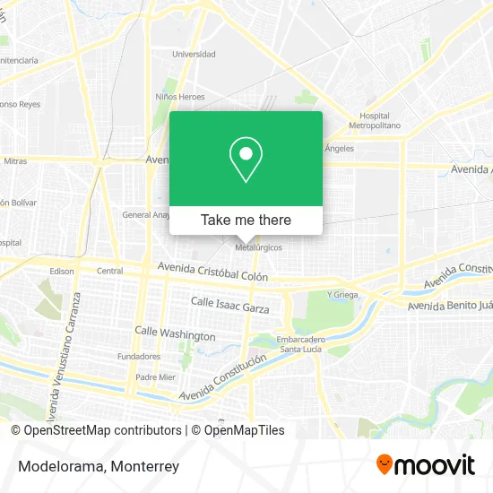 Modelorama map