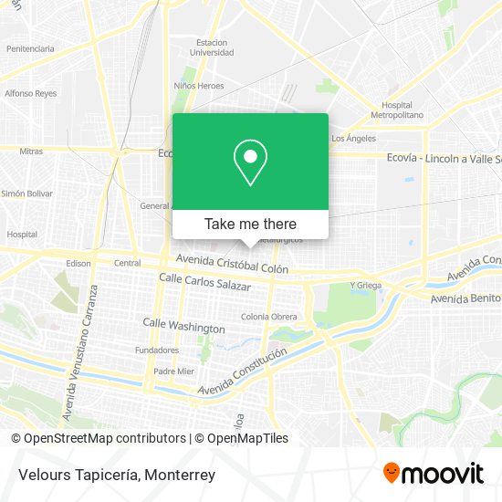 Velours Tapicería map