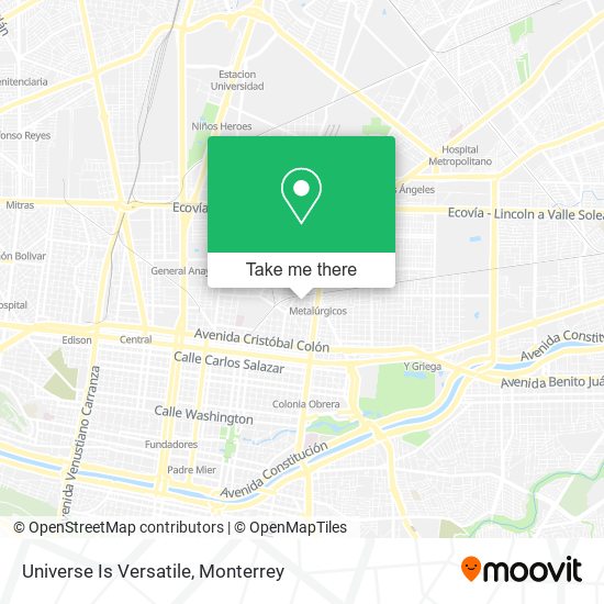 Mapa de Universe Is Versatile