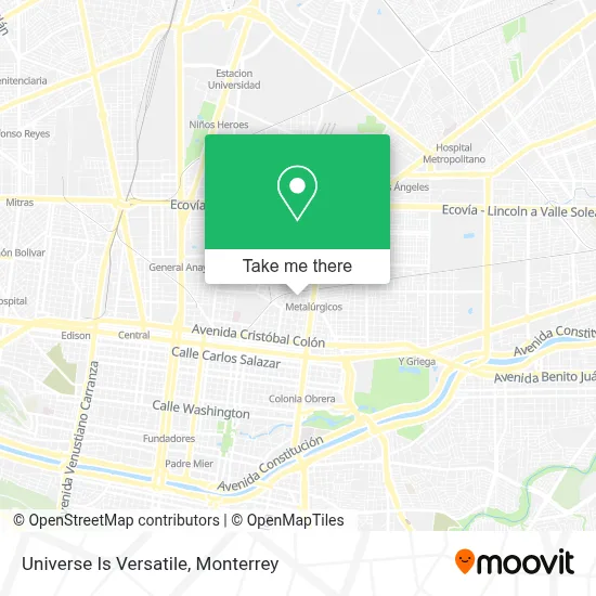 Universe Is Versatile map