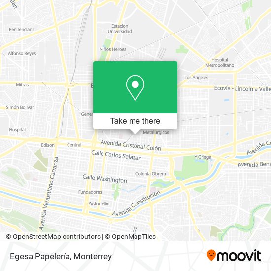 Egesa Papelería map