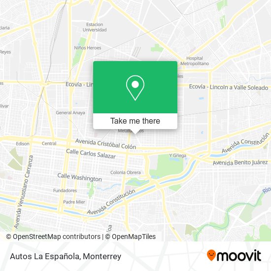 Autos La Española map