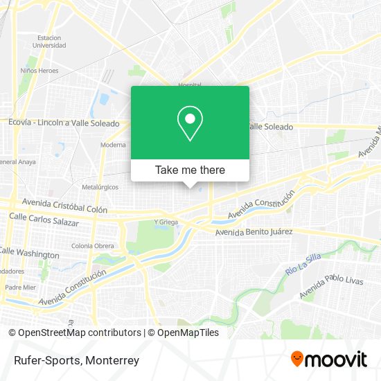 Rufer-Sports map