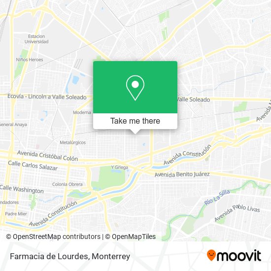 Mapa de Farmacia de Lourdes
