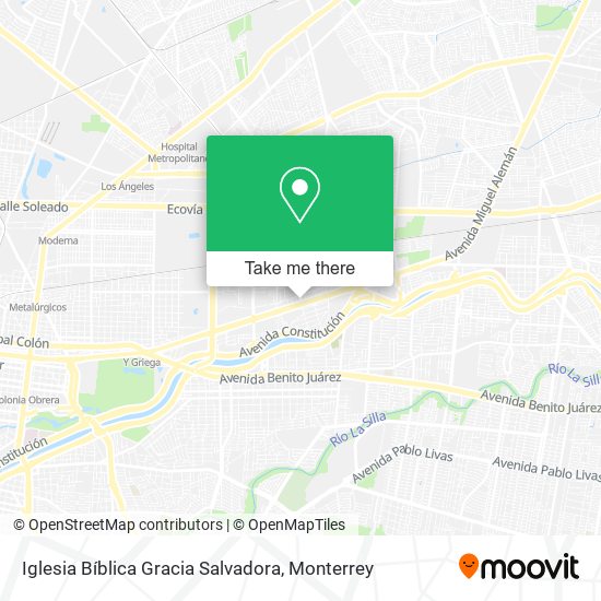 Iglesia Bíblica Gracia Salvadora map