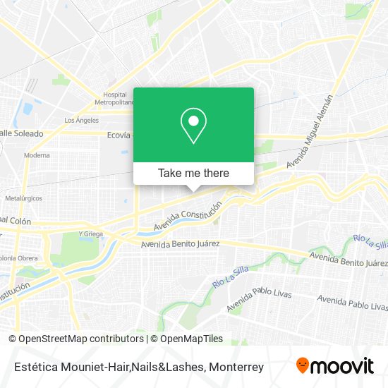 Estética Mouniet-Hair,Nails&Lashes map