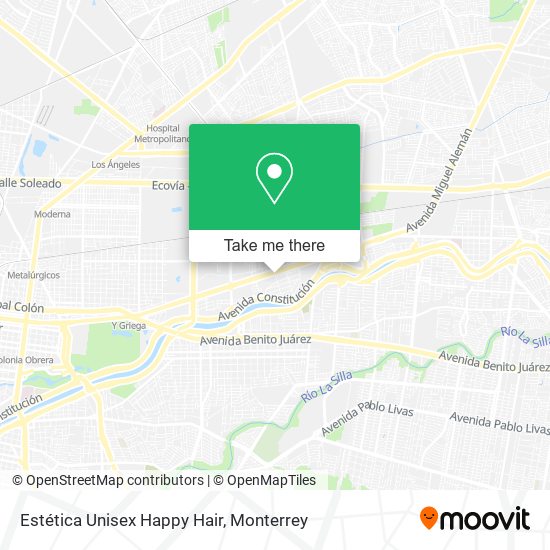 Estética Unisex Happy Hair map