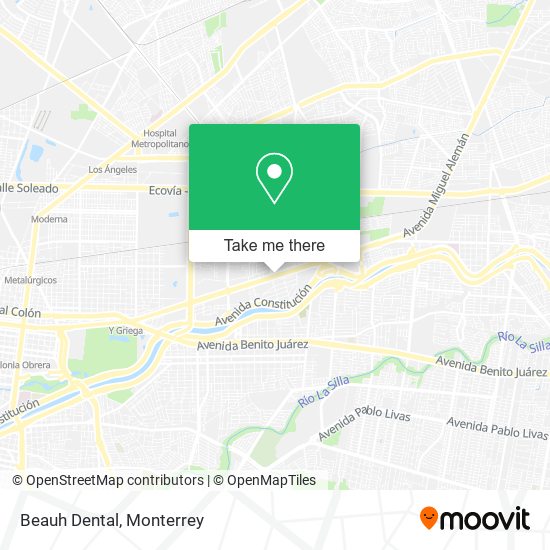 Mapa de Beauh Dental