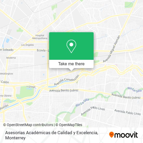 Asesorías Académicas de Calidad y Excelencia map