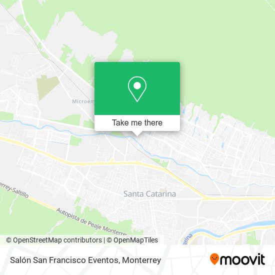Salón San Francisco Eventos map