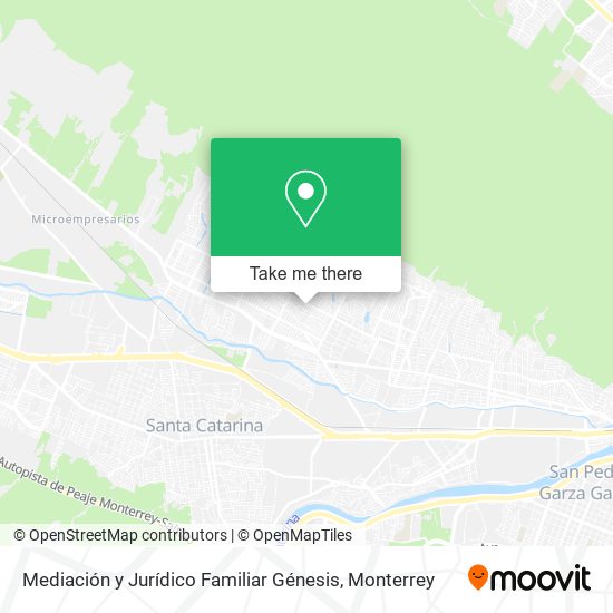 Mapa de Mediación y Jurídico Familiar Génesis