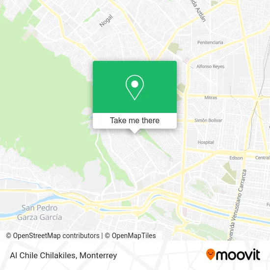 Al Chile Chilakiles map