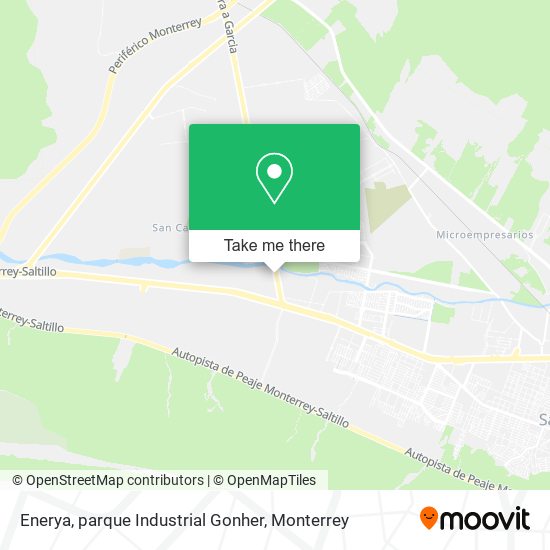 Enerya, parque Industrial Gonher map