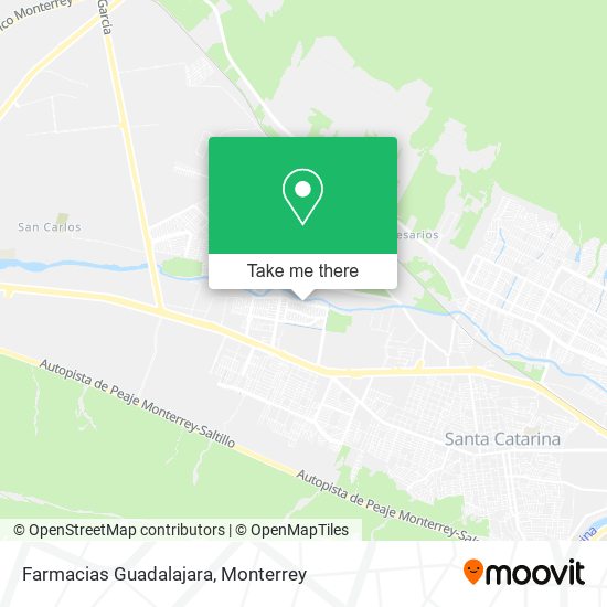 Farmacias Guadalajara map