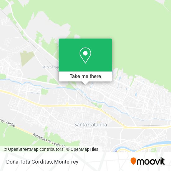 Mapa de Doña Tota Gorditas