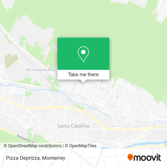 Pizza Deprizza map