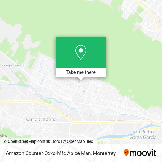 Amazon Counter-Oxxo-Mfc Apice Man map