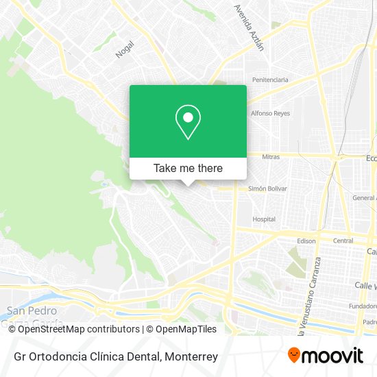 Gr Ortodoncia Clínica Dental map