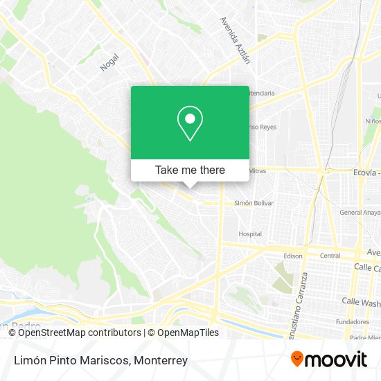Limón Pinto Mariscos map