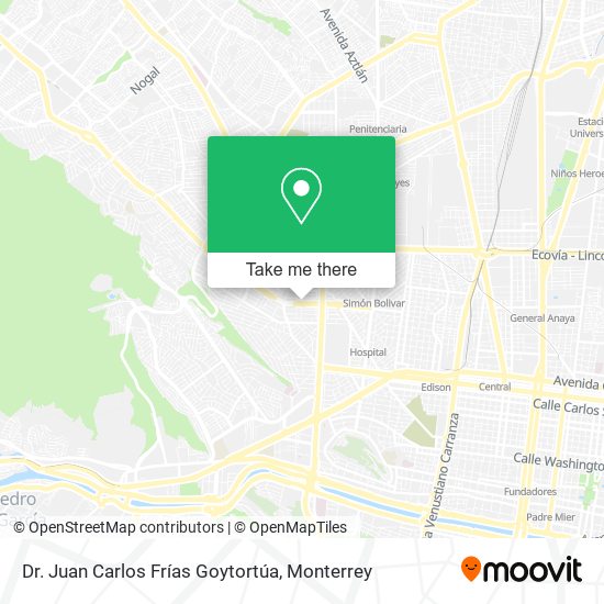 Dr. Juan Carlos Frías Goytortúa map