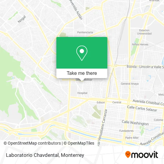 Laboratorio Chavdental map