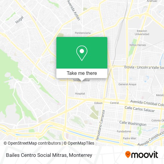 Mapa de Bailes Centro Social Mitras