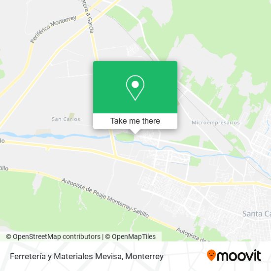 Ferretería y Materiales Mevisa map