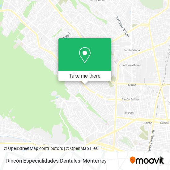 Rincón Especialidades Dentales map