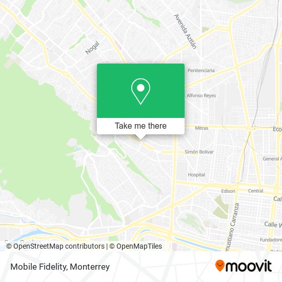 Mobile Fidelity map