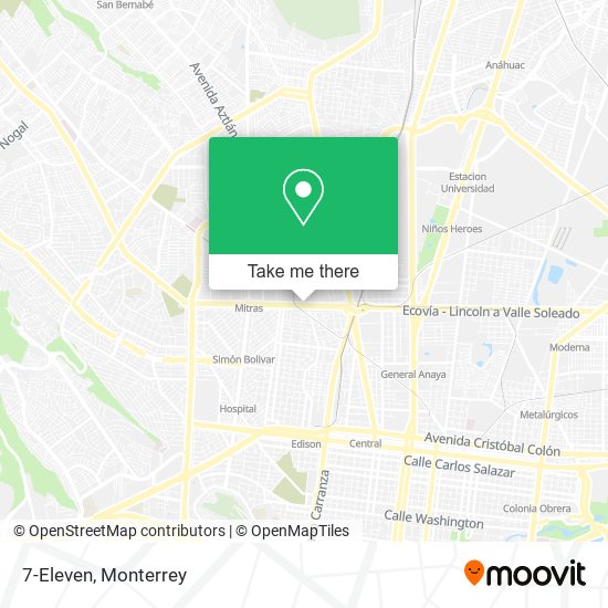 Mapa de 7-Eleven