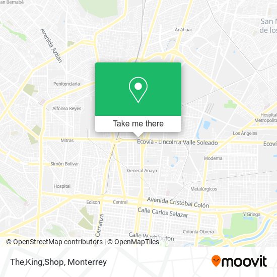 The,King,Shop map