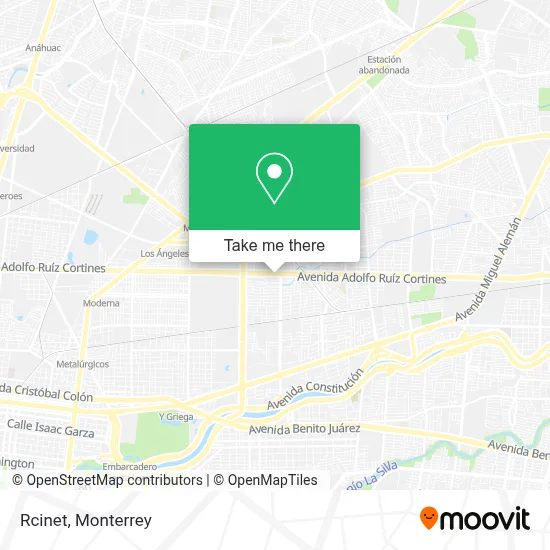 Rcinet map