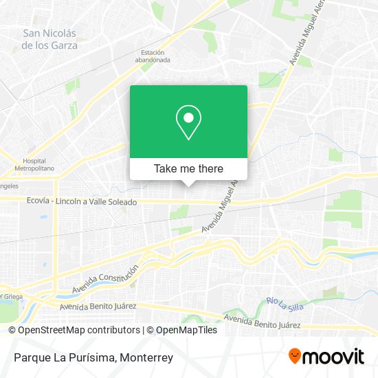 Mapa de Parque La Purísima