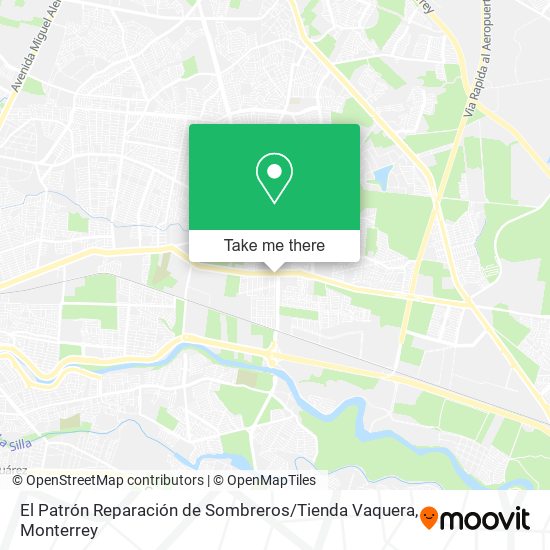 El Patrón Reparación de Sombreros / Tienda Vaquera map