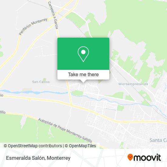 Esmeralda Salón map