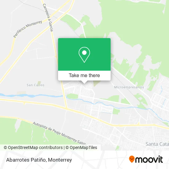 Mapa de Abarrotes Patiño