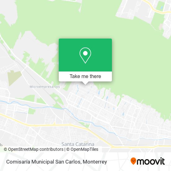 Mapa de Comisaría Municipal San Carlos